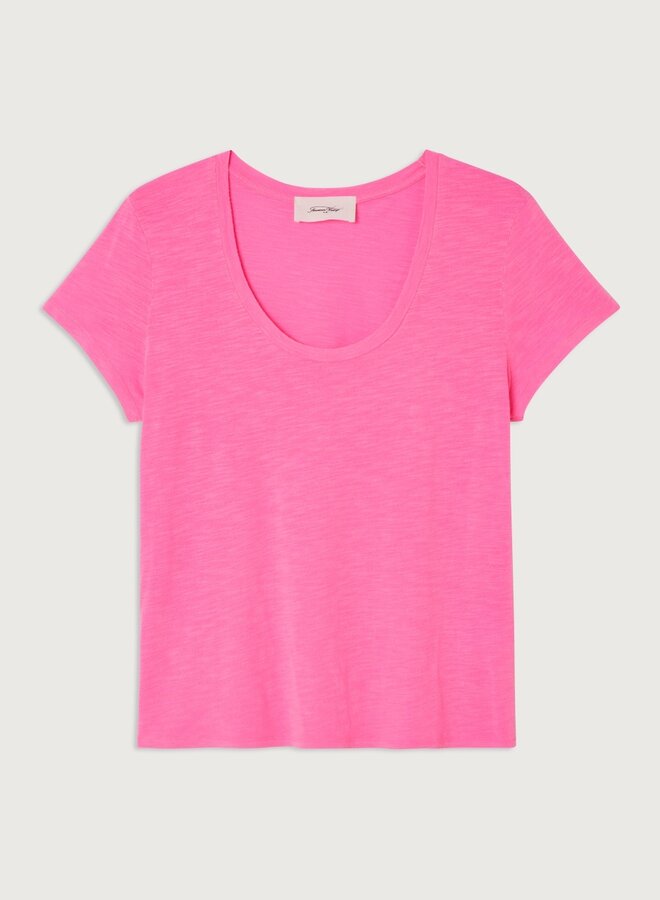 American V. jac48 t-shirt rose fluor