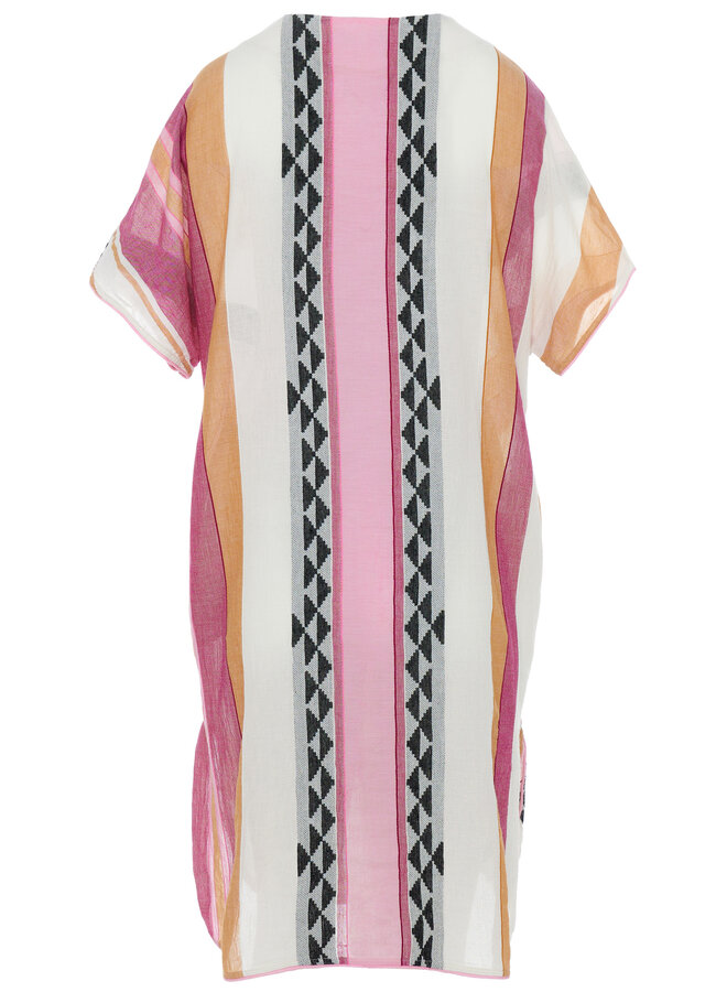 Devotion kimono dress augoustina pink/green