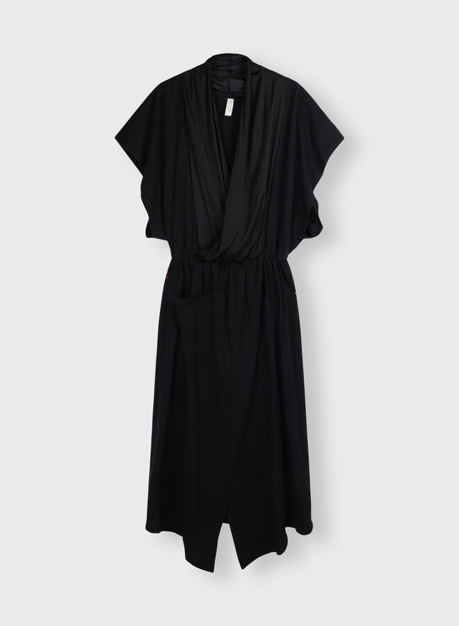 10days kimono dress black