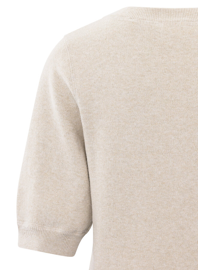 Yaya v-neck sweater beige melange