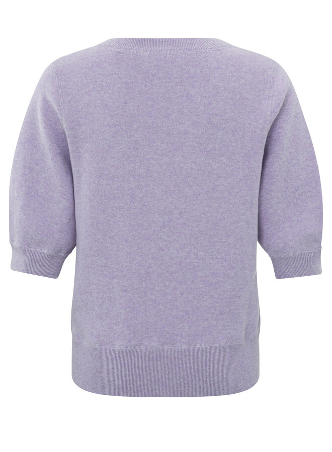 Yaya v-neck sweater lavender melange