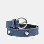 Fabienne C. heart belt medium wash