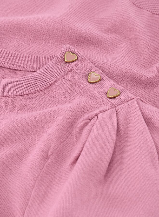 Fabienne C. molly scrunch pullover pink