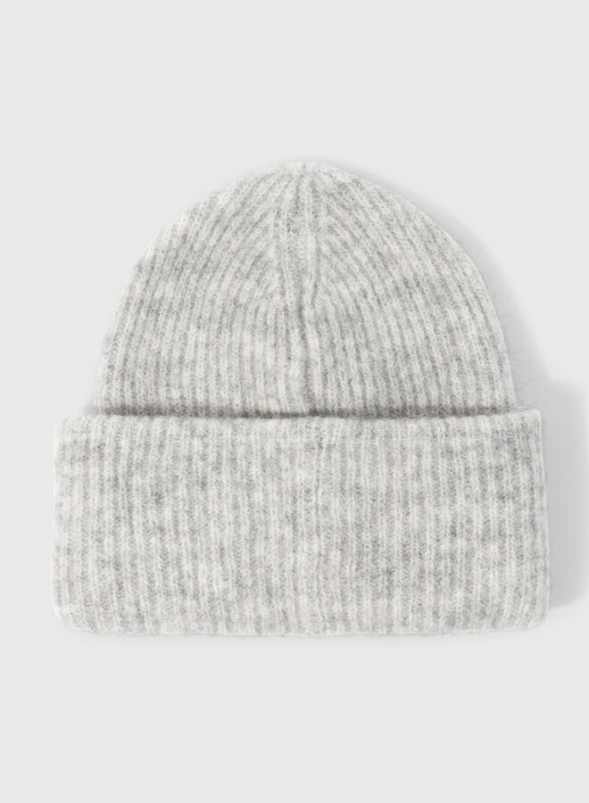 10days soft knit beanie light grey