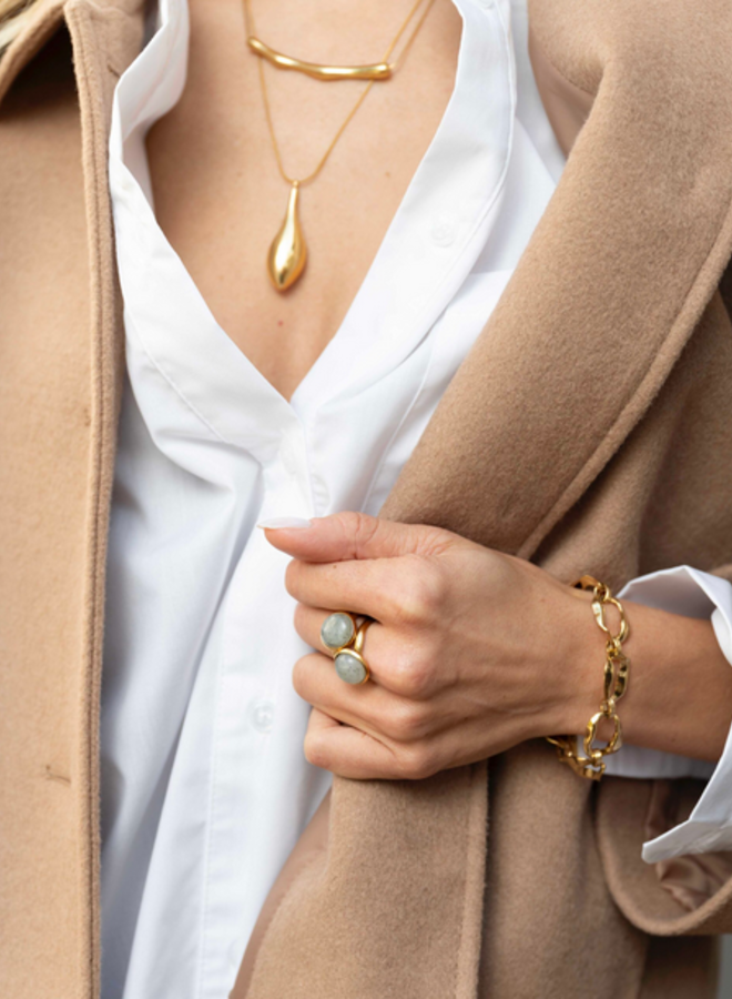 Ellen beekmans schakelarmband organisch