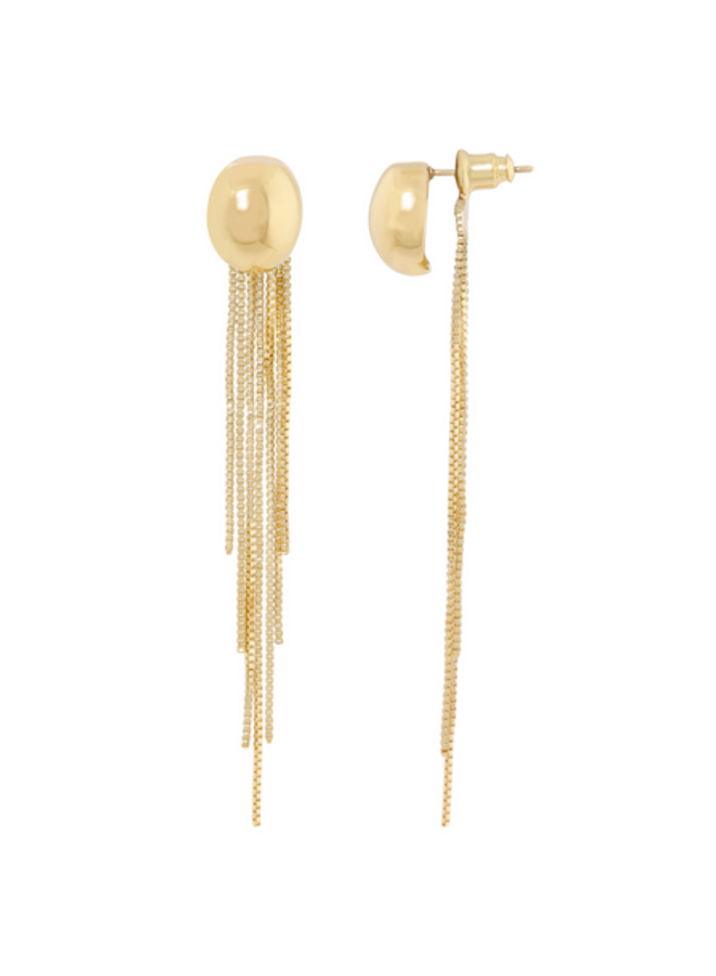 Ellen beekmans bold oorstekers (behind the ear\ 7cm)