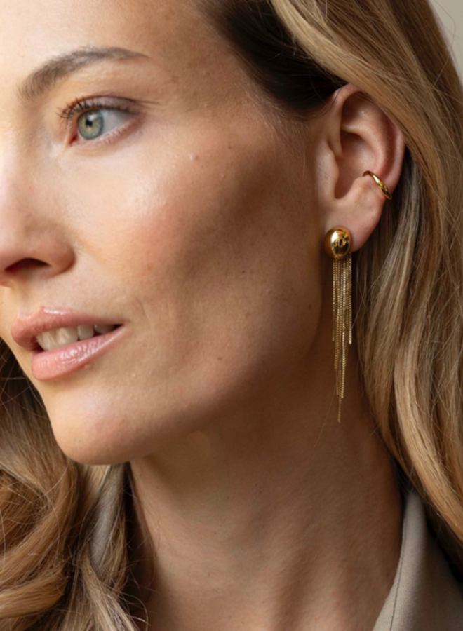 Ellen beekmans bold oorstekers (behind the ear\ 7cm)