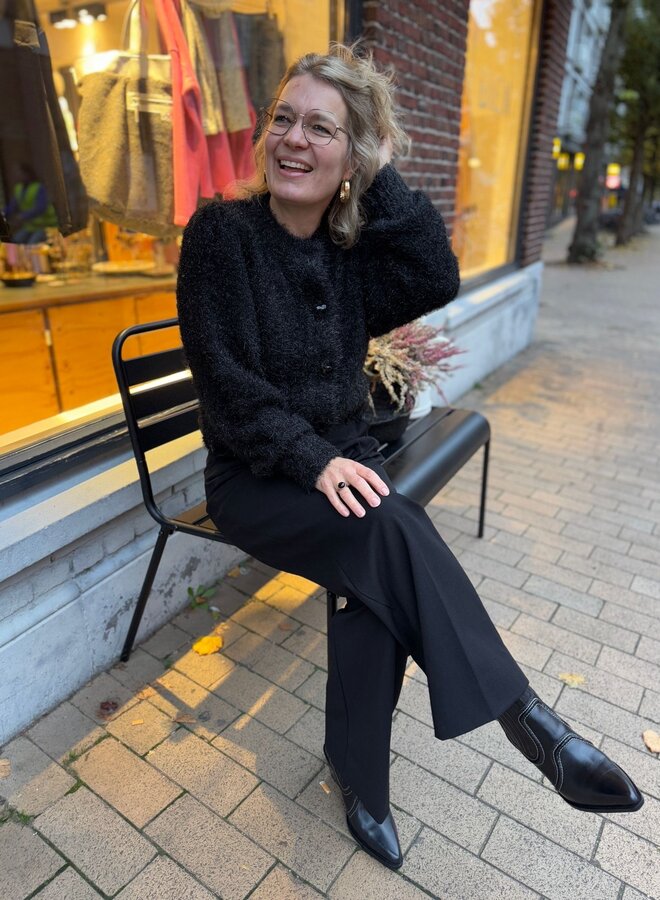 Fabienne C. kitty cardigan black
