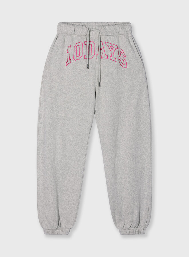 10DAYS bar jogger fleece light grey