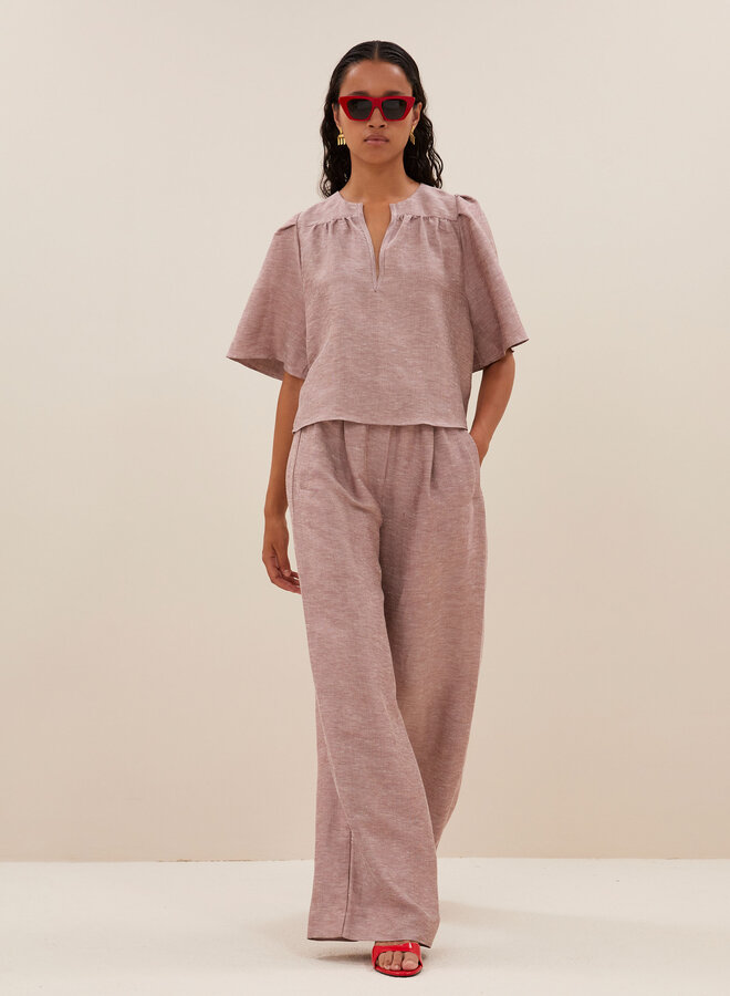 By Bar  blake gloss blouse mellow rose
