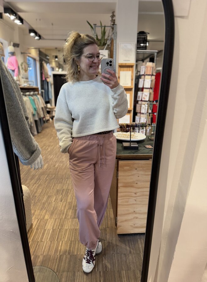10DAYS bar jogger fleece raspberry