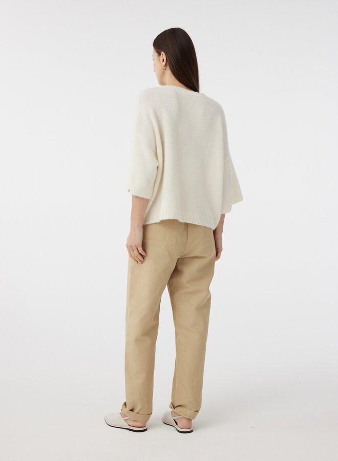 Knit-ted megan (3/4) pullover off white