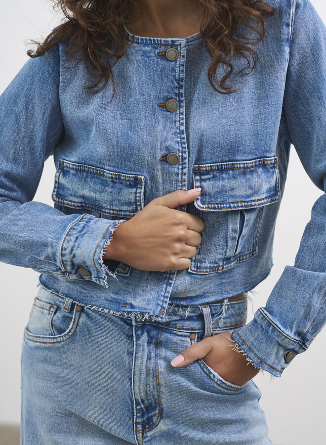 MEW dango short jacket light blue