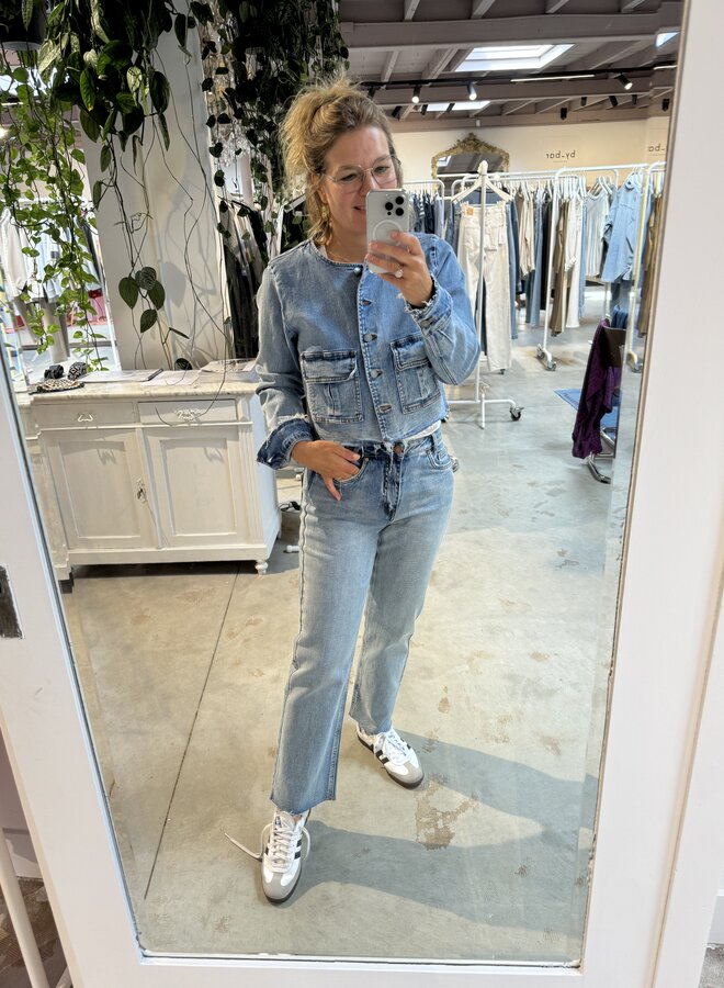 MEW dango short jacket light blue