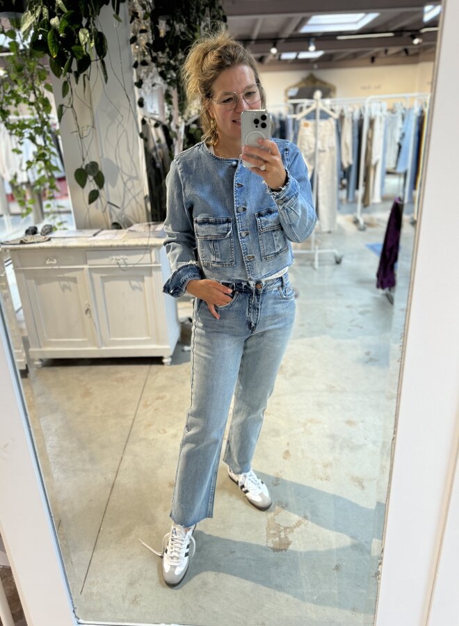 MEW dango short jacket light blue