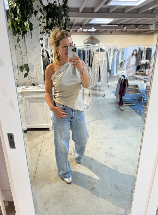 MEW dango high x-wide jeans light blue