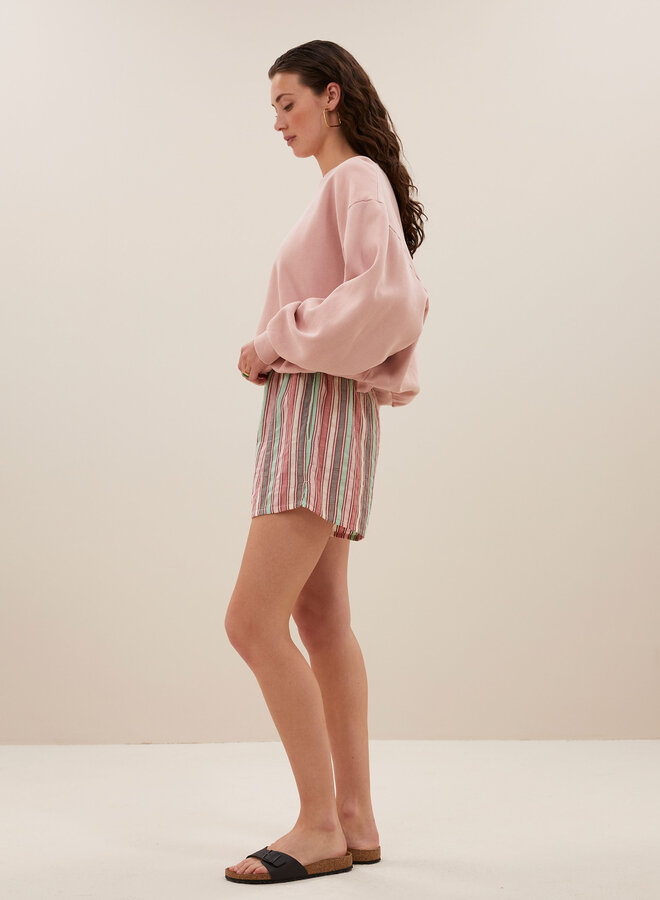 BY BAR isa multi stripe shorts