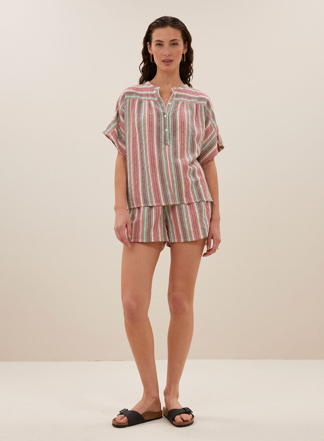 BY BAR isa multi stripe shorts