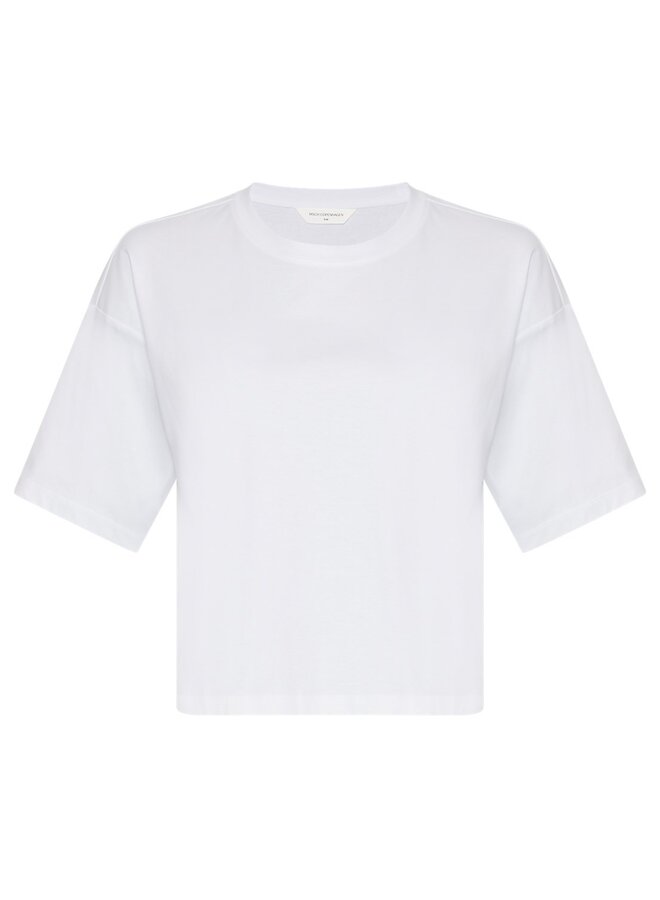 Moss moa melea tee bright white tee