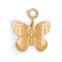 Le Veer golden butterfly charm bedel