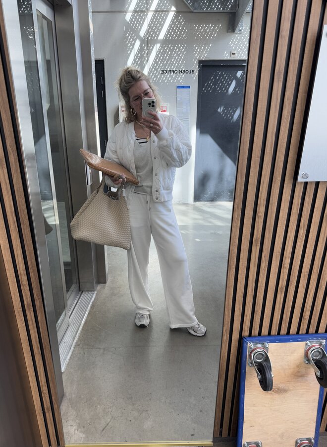10DAYS western jogger ecru