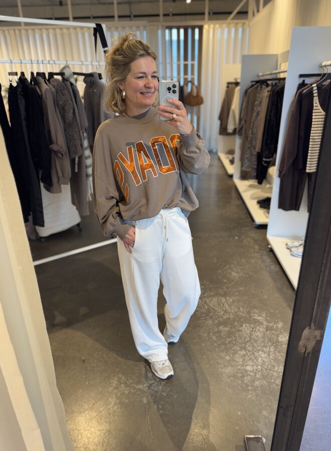 10DAYS western jogger ecru