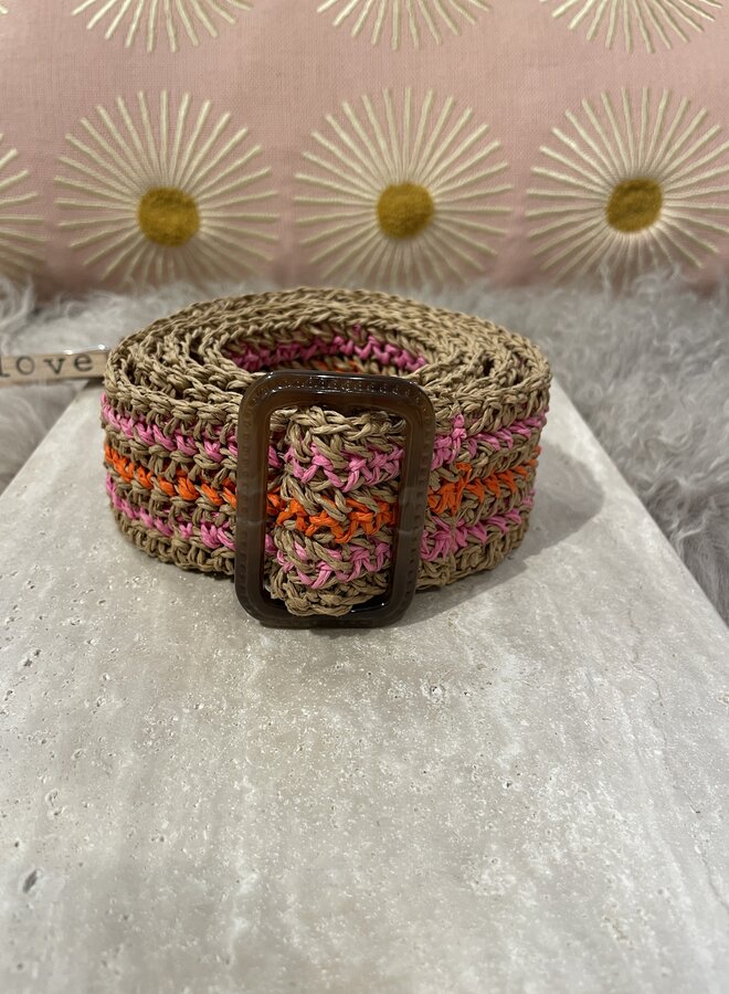Zusss S25F raffia riem