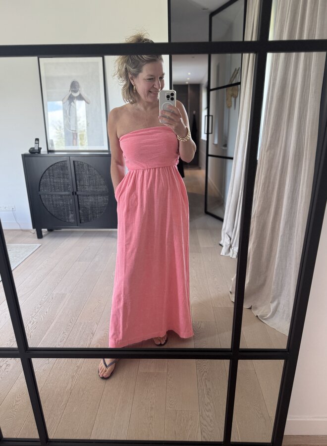 Speezys strapless dress sorbet pink