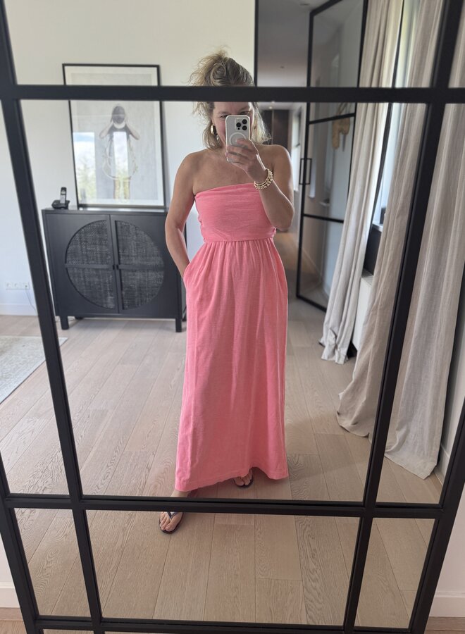 Speezys strapless dress sorbet pink