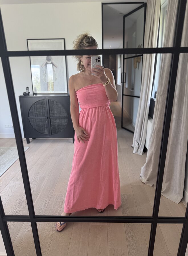 Speezys strapless dress sorbet pink
