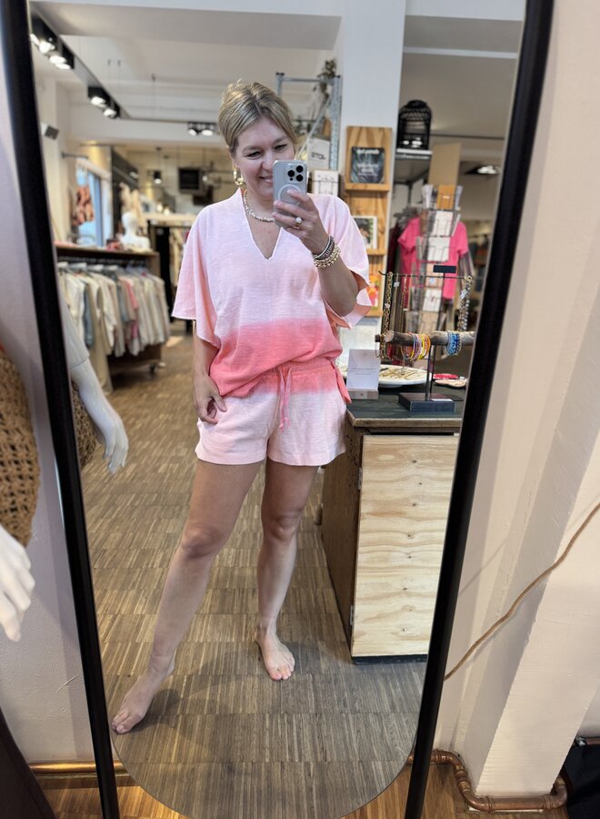 Speezys shorts two tone rose/sorbet pink