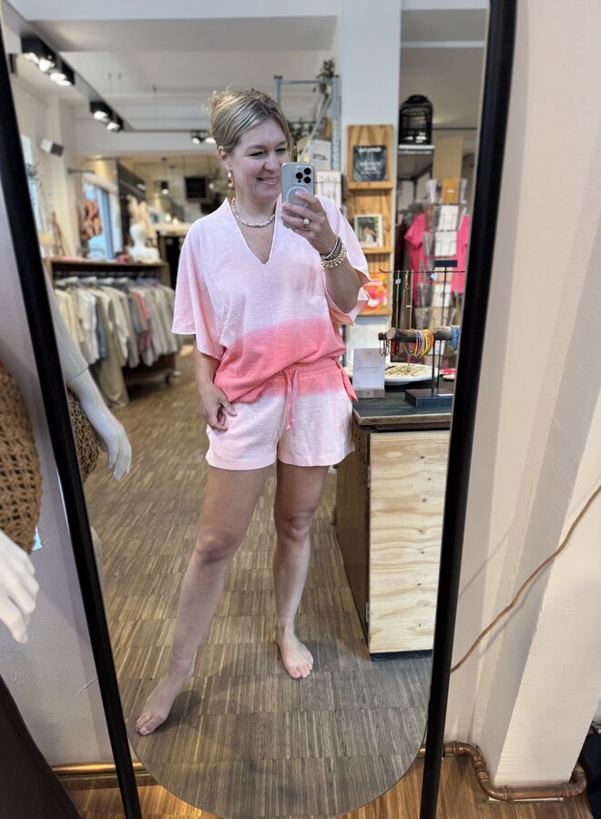 Speezys shorts two tone rose/sorbet pink