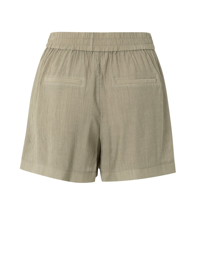 Yaya woven structured short beige