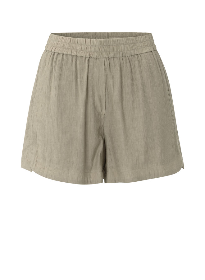 Yaya woven structured short beige