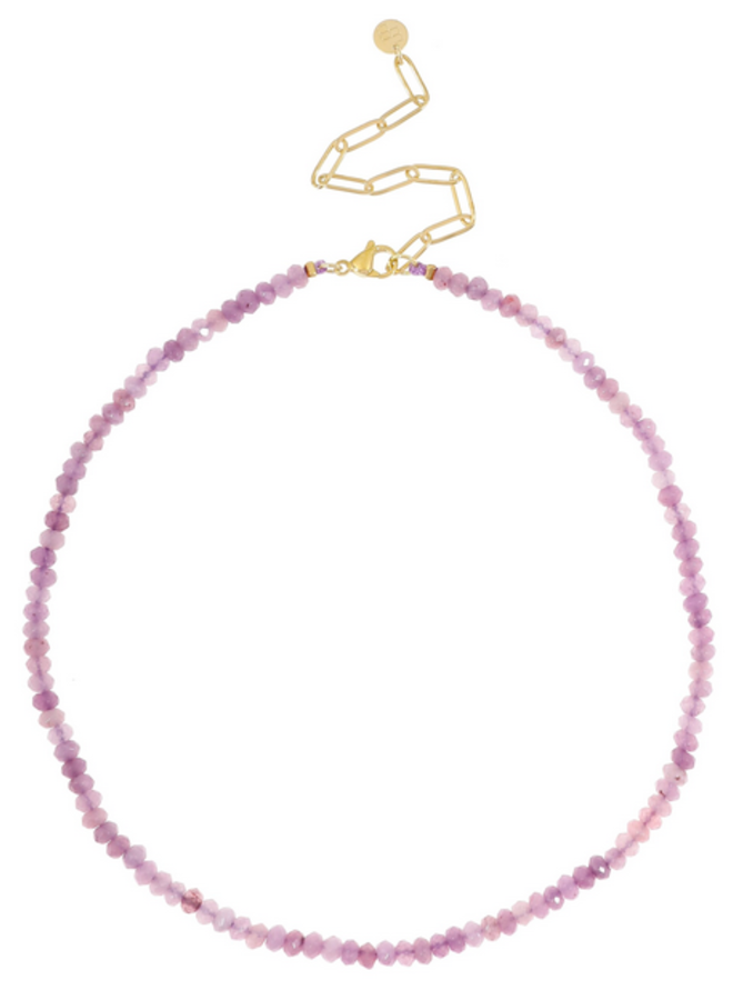 Ellen beekmans gemstone ketting lila