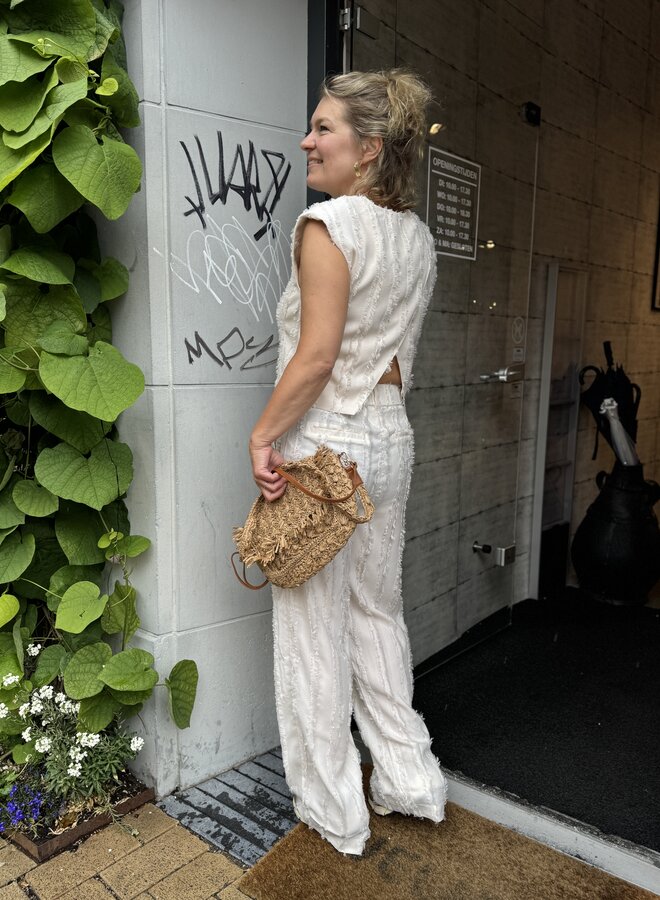 Dante6 jules fil coupe pants butter cream