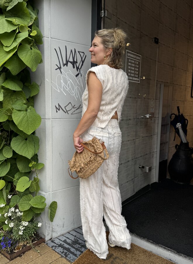 Dante6 jules fil coupe pants butter cream