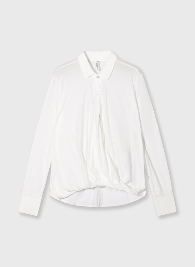10DAYS wrap blouse ecru