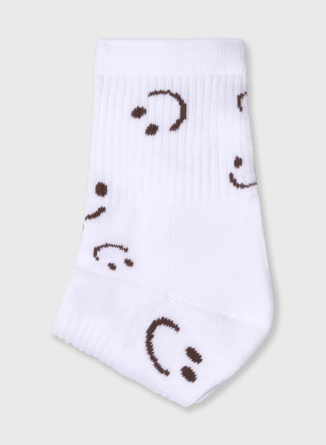 10days socks all-over smile white