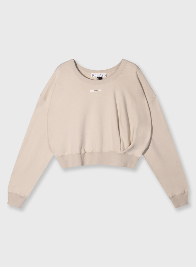 10days cropped sweater gathering light earth