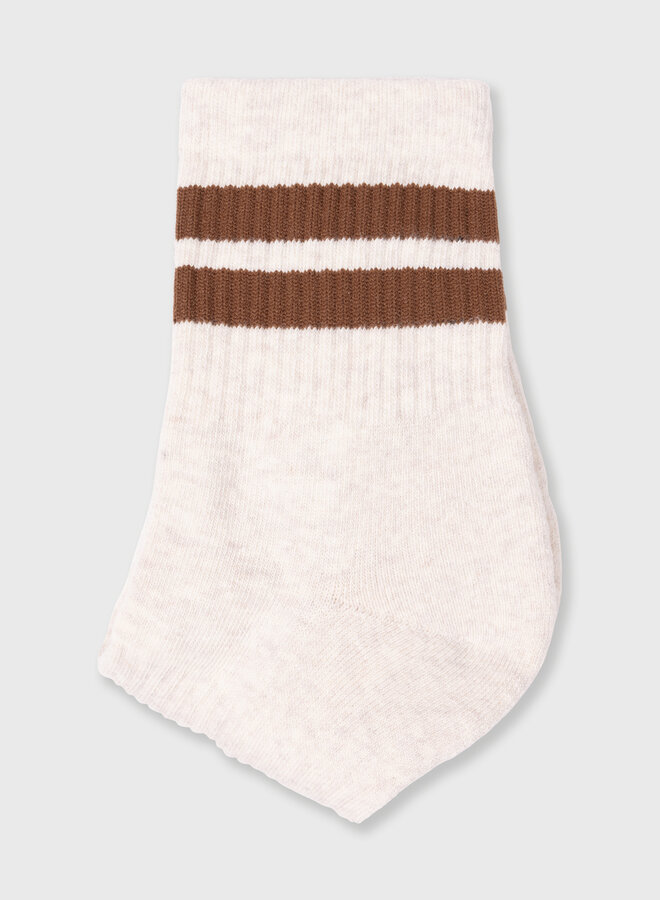 10days socks 2 stripes truffle