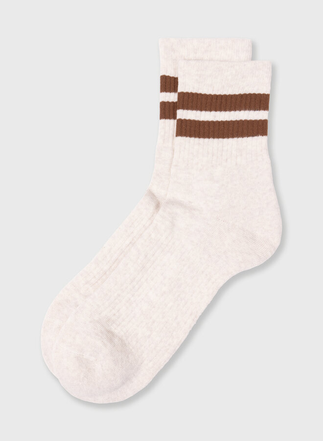 10days socks 2 stripes truffle