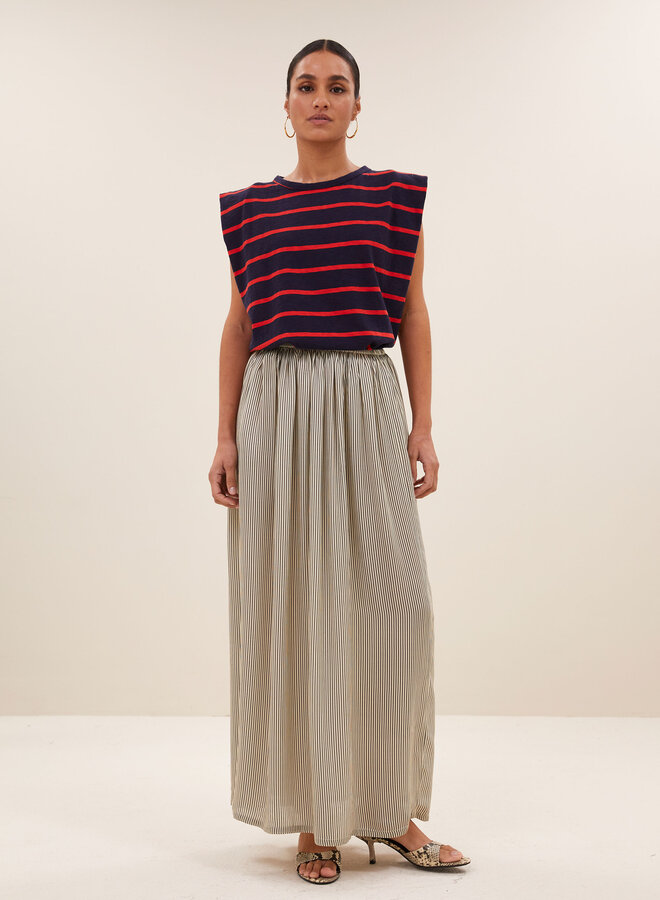 By Bar diede heavy flame french stripe top
