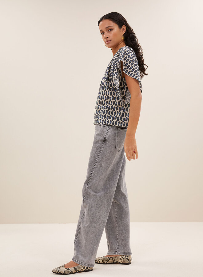 By Bar vina paris cheetah blouse