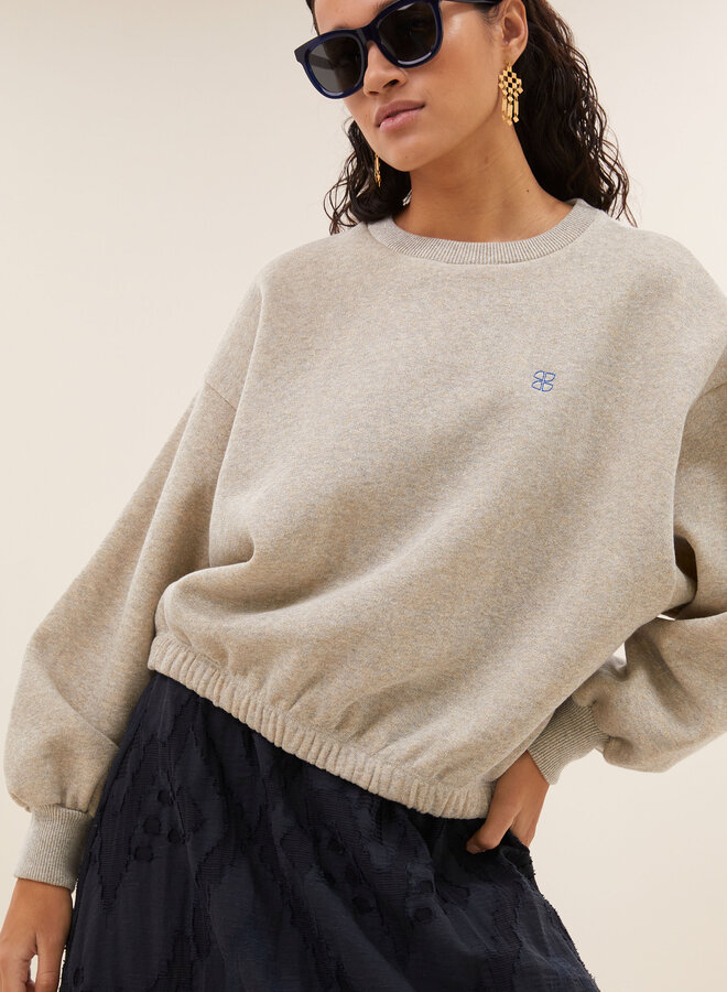 By Bar bodil sparkle sweater gold