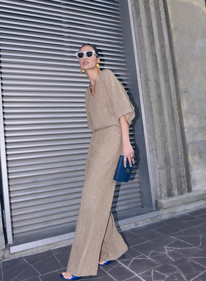 By Bar benji lurex pants gold