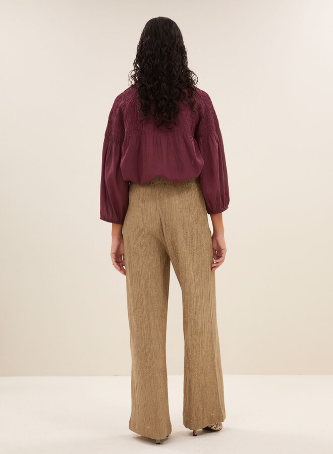 By Bar benji lurex pants gold