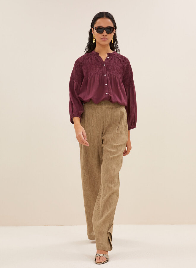 By Bar benji lurex pants gold