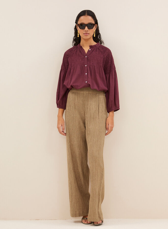 By Bar benji lurex pants gold