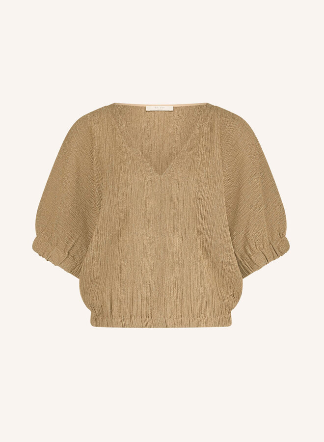By Bar mabel lurex blouse gold